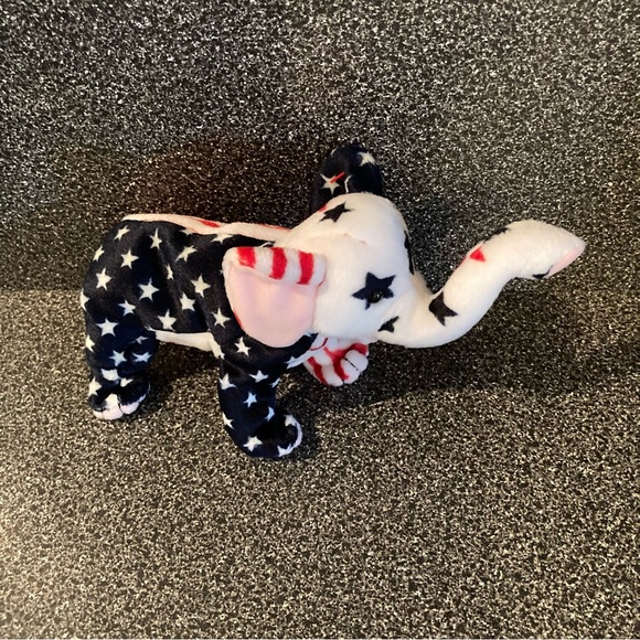 NWT Vintage "Righty 2000" Beanie Baby. Date of birth 7/4/2000. - Picture 12 of 15